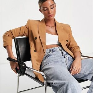 NWOT ASOS Design Tall Double Breasted Longline Oversized Blazer